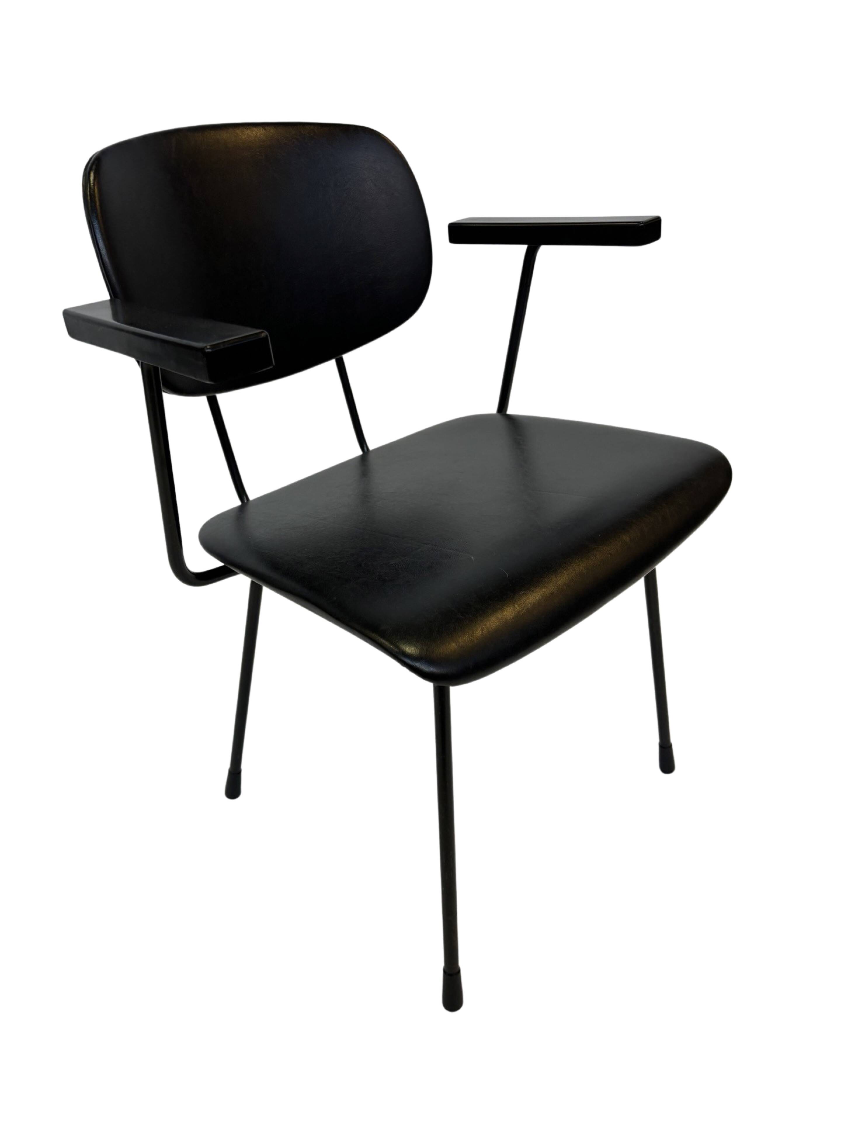 Vintage Gispen model 216 chair Wim Rietveld Design