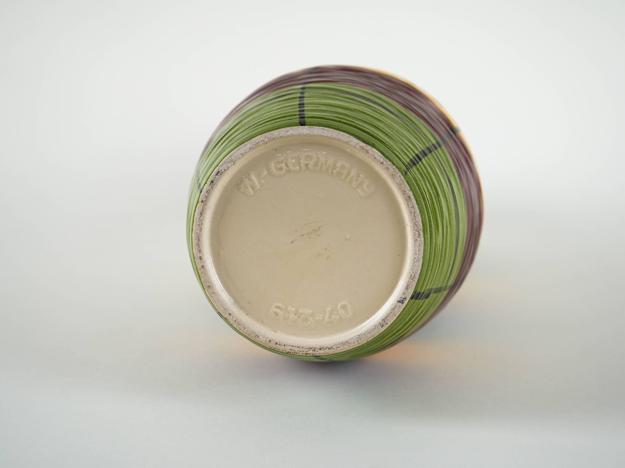 Vase en céramique, Allemagne de l'Ouest années 1960