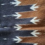 Jeté de lit ou plaid artisanal mexicain