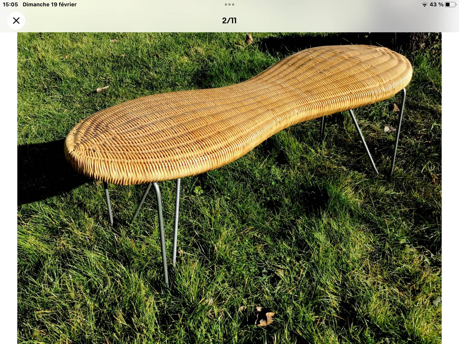 Stool bench peanut ikea