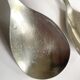 Salad servers with bamboo handles