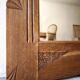 Vintage Art Deco Oak Mirror – 1920s/1930s