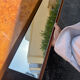 Coffee table in elm burl with 2 mirrored drawers from the 1970s.