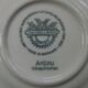 Set of 4 Saucers Quality Retired Villeroy &Boch Black/ White Anjou Design 4655