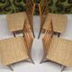 Lot 4 chaises scandinave 1970"