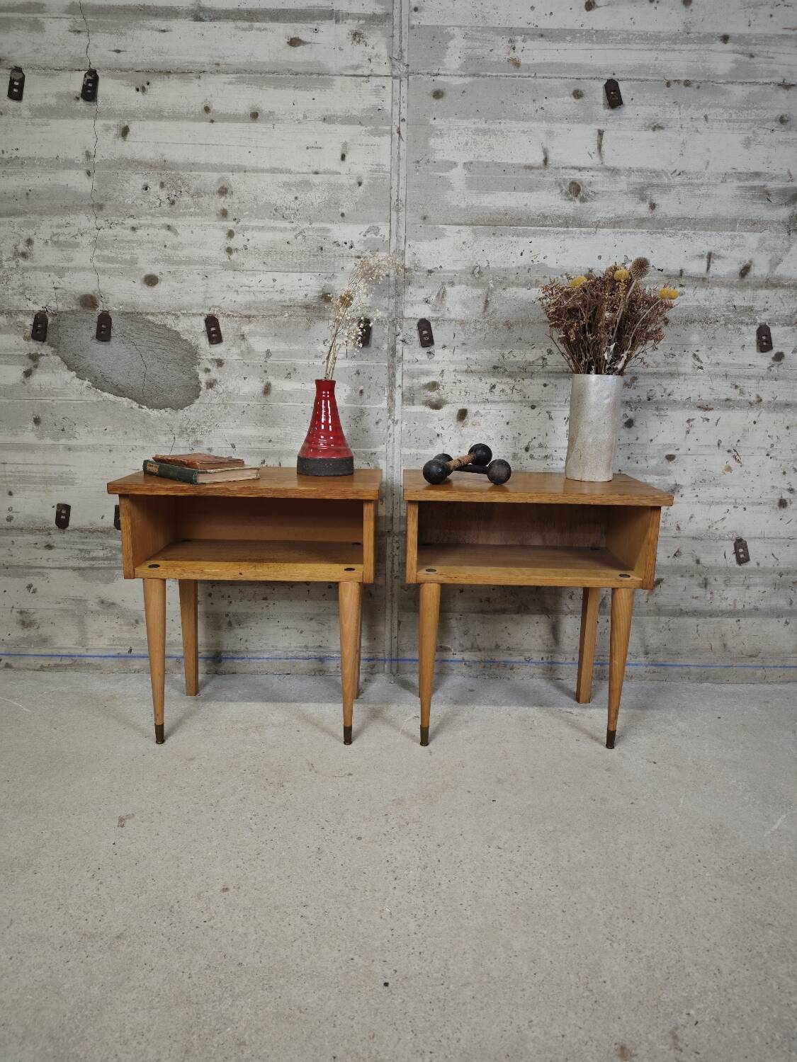 Paire de chevet vintage
