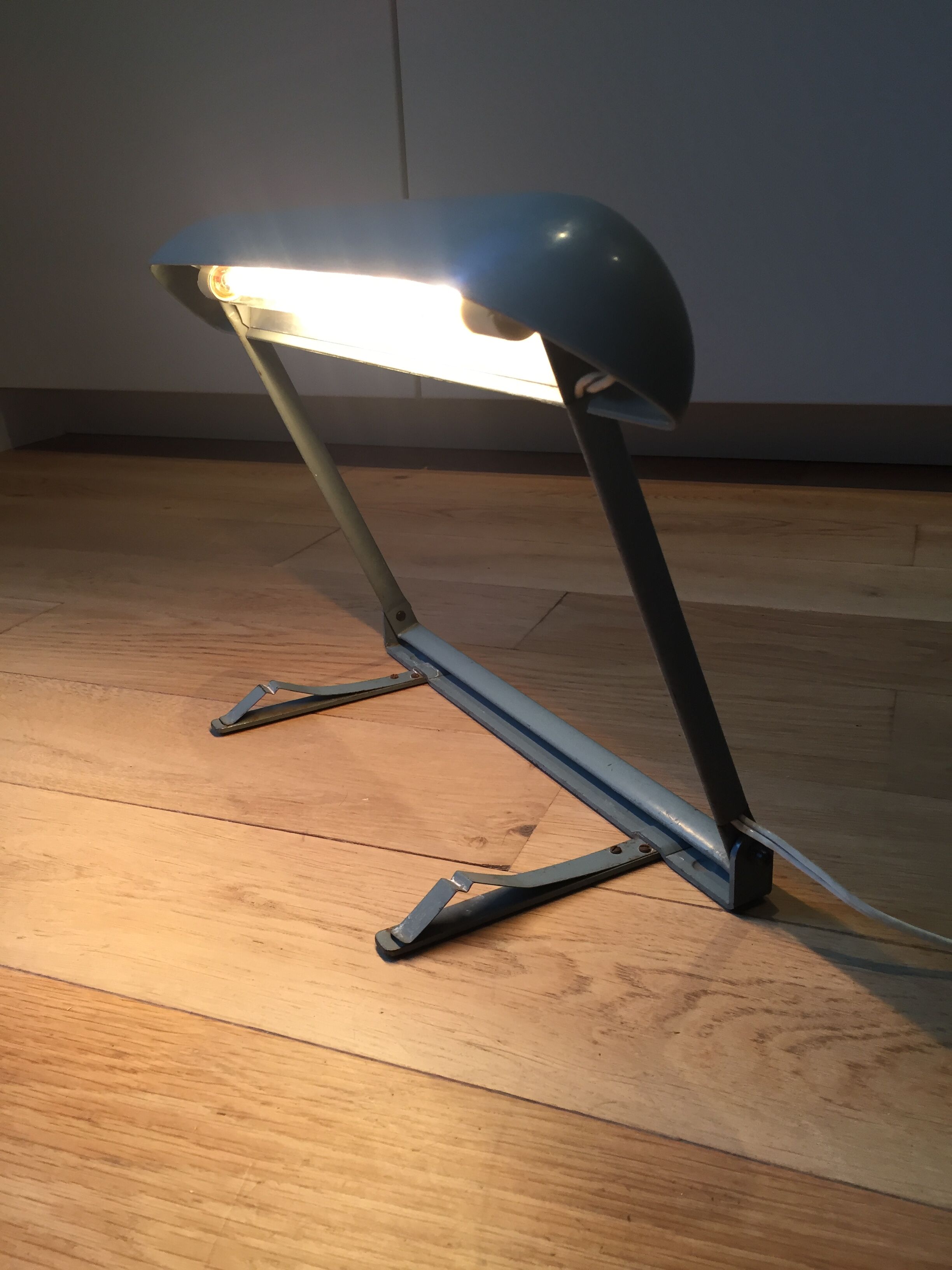 Industrial office neon lamp - 50 years