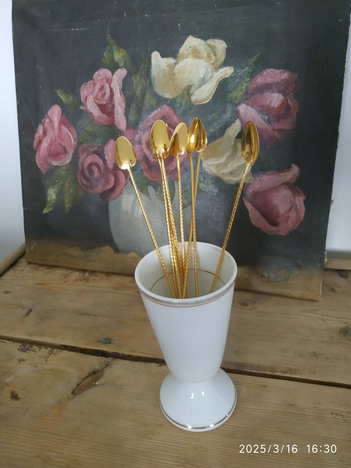 Vintage mazagran spoons