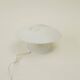 Grande lampe / applique en métal blanc crème vintage circa 1980 Allemagne