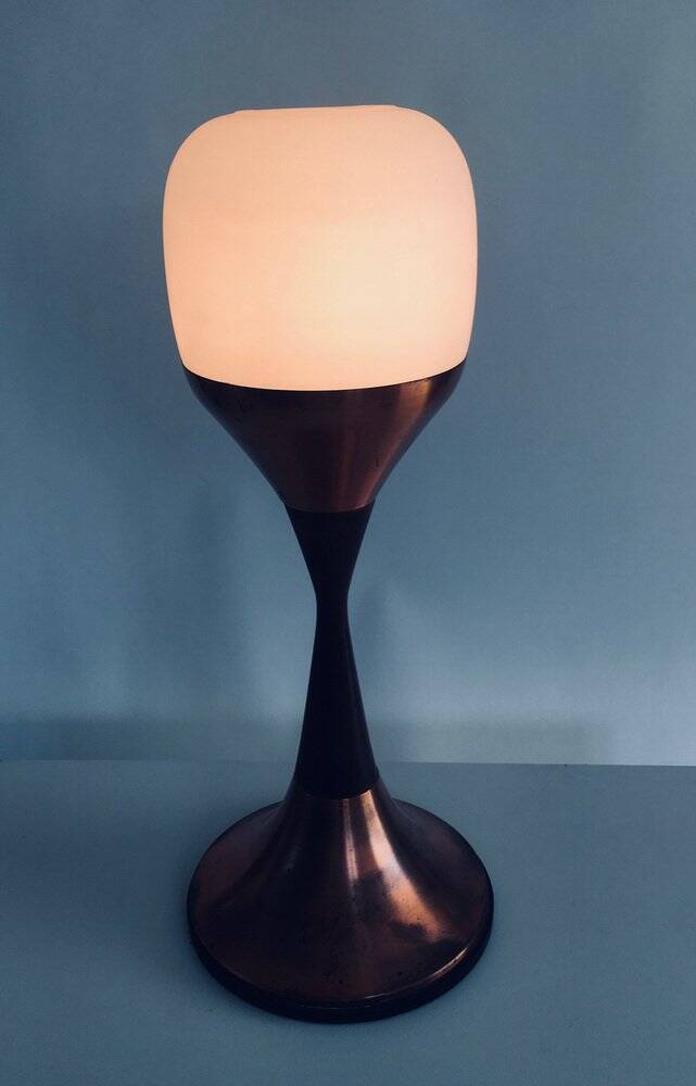 Mid-Century Modern Scandinavian Atomic Low Floor Lamp, Denmark, 1950s