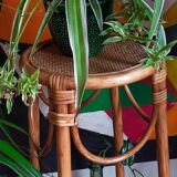 High harness in vintage rattan