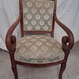 Cross-back armchair in Directoire style