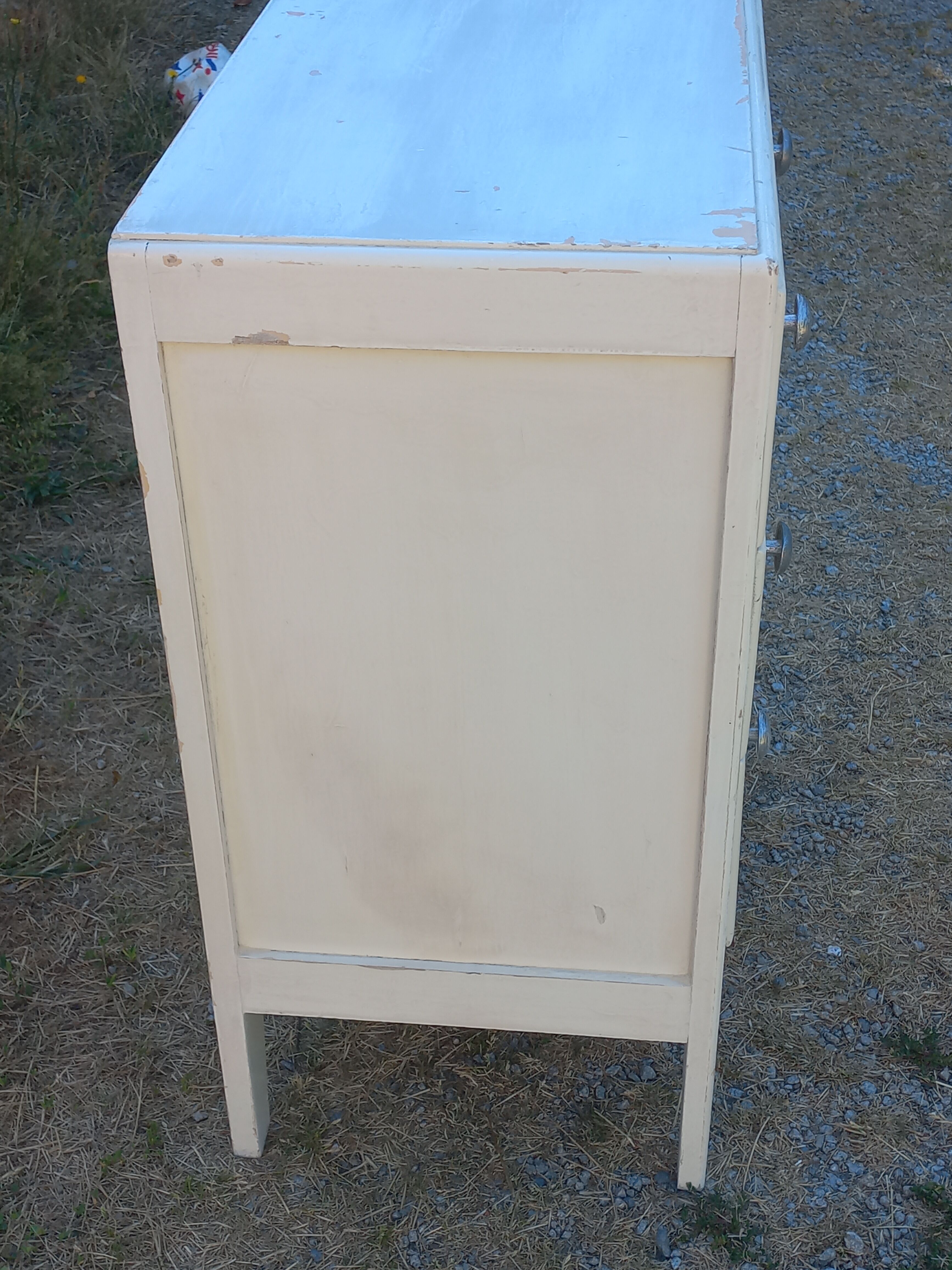 Commode vintage 3 tiroirs des années 50