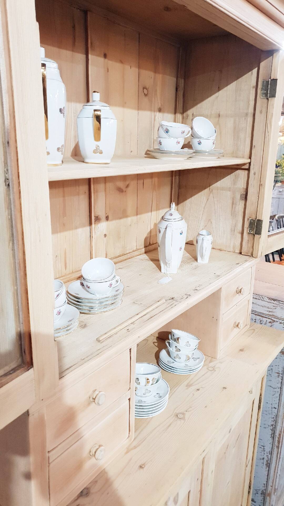 Old sideboard in two parts