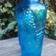 Glass vase from vintage Empoli glassworks 70s 80s