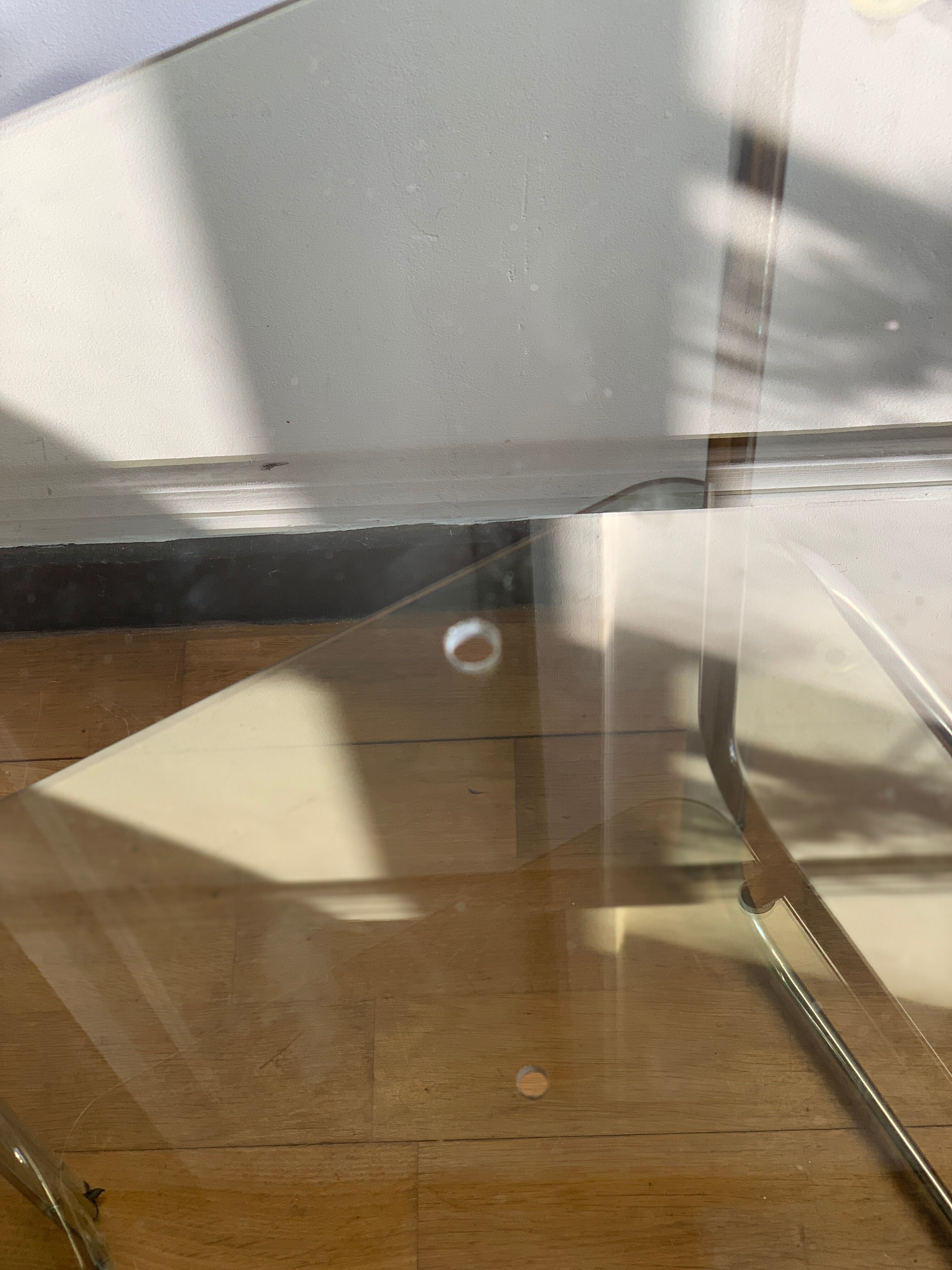 Chrome sofa end
