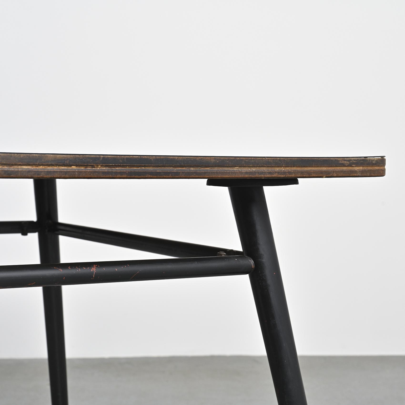 Kitchen table and chairs set by André Sornay, Lyon 1955