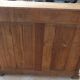 Antique low cabinet two doors two drawers in solid wood