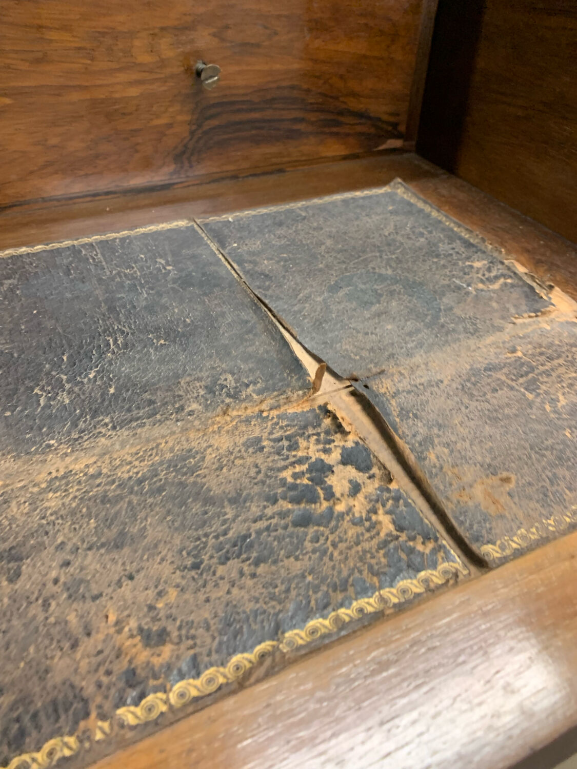 Antique Louis-Philippe chest of drawers, 19th century secretary