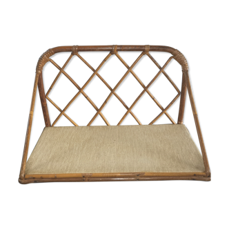 Rattan shelf