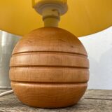 Wooden ball lamp 80s
