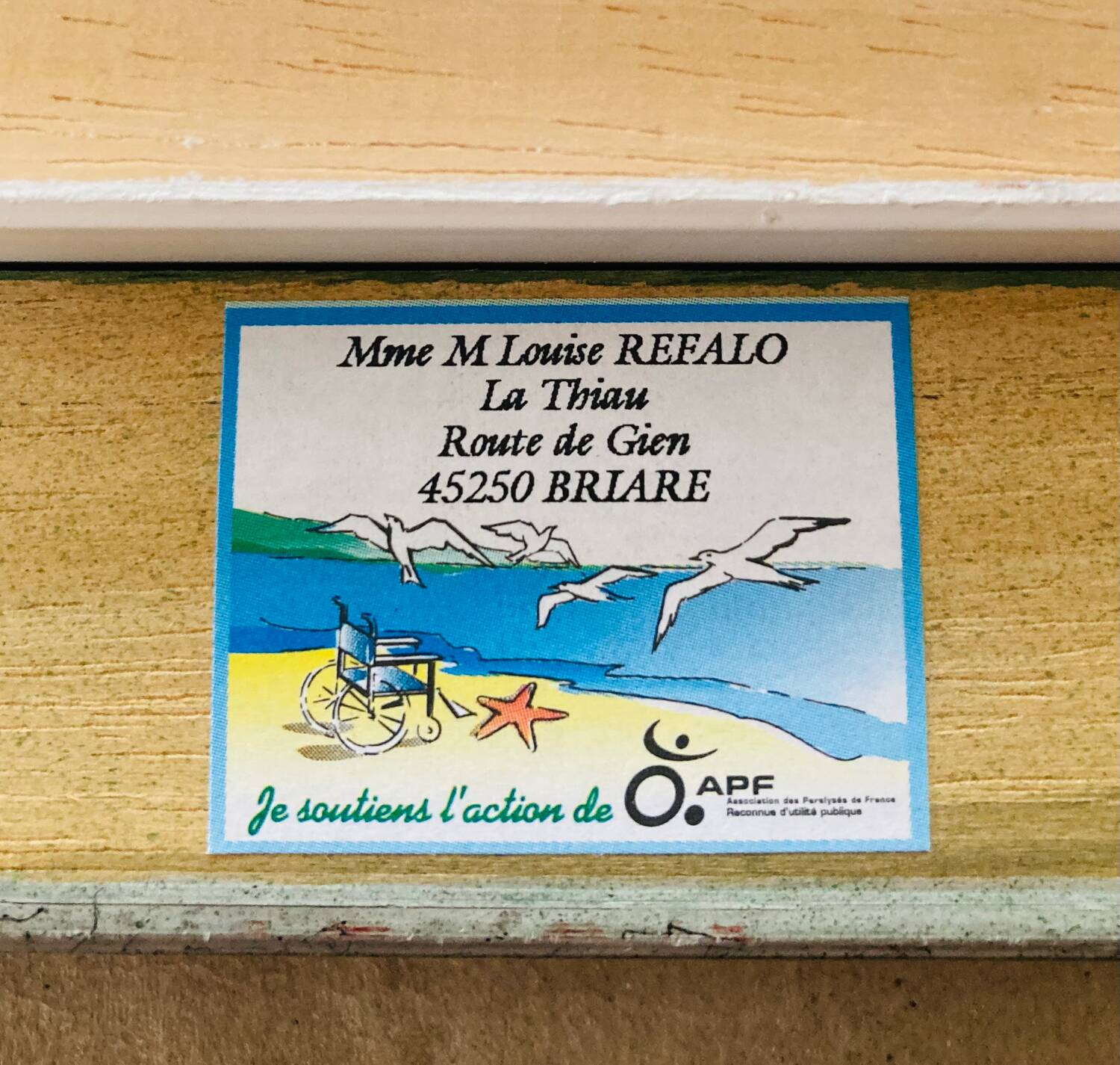 Oil painting on canvas 20th century seascape signed MLR Marie Louise REFALO