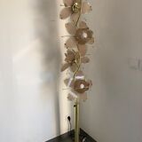 Lotus flower floor lamp