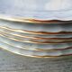 Lot of flat plates white porcelain
