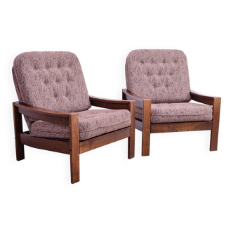 Eastern bloc Vintage armchairs, 1980´s, Czechoslovakia