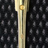 Set of 12 teaspoons in silver vermeil punch Minerve model net