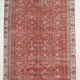 6x11 Vintage Faded Red Floral Pattern Persian Vintage Rug, 182x322 Cm