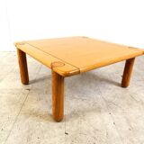 Mid century wooden coffee table, 1970s