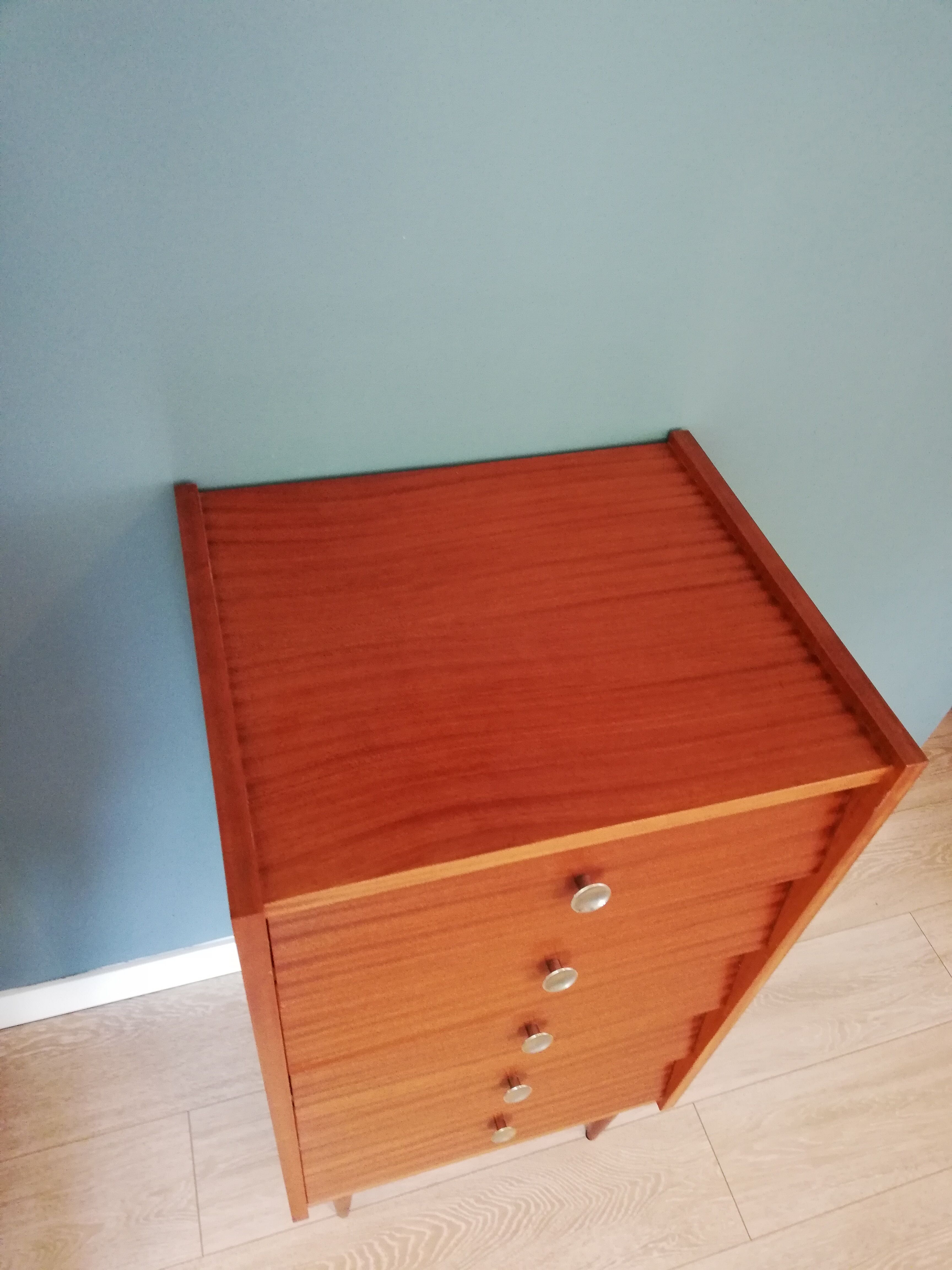 Vintage Scandinavian teak chiffonnier