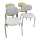 Ensemble de 4 chaises Pierre Paulin – Entièrement restaurées .