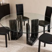 Dining table Cattelan marble with 4 chairs.