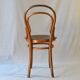 Thonet chair N°14 1/2, flowered wood seat -1900 -