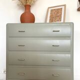 Commode vintage pieds compas