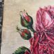 Oil on canvas bouquet of roses signed P. HELLO
