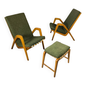 Pair of designer armchairs by Jan Vanek