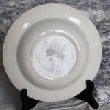 Antique deep plates in ivory and blue ironstone - Manufacture de G