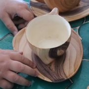 Coffee service – 6 cups and saucers Grand Jean Jourdan, Vallaur