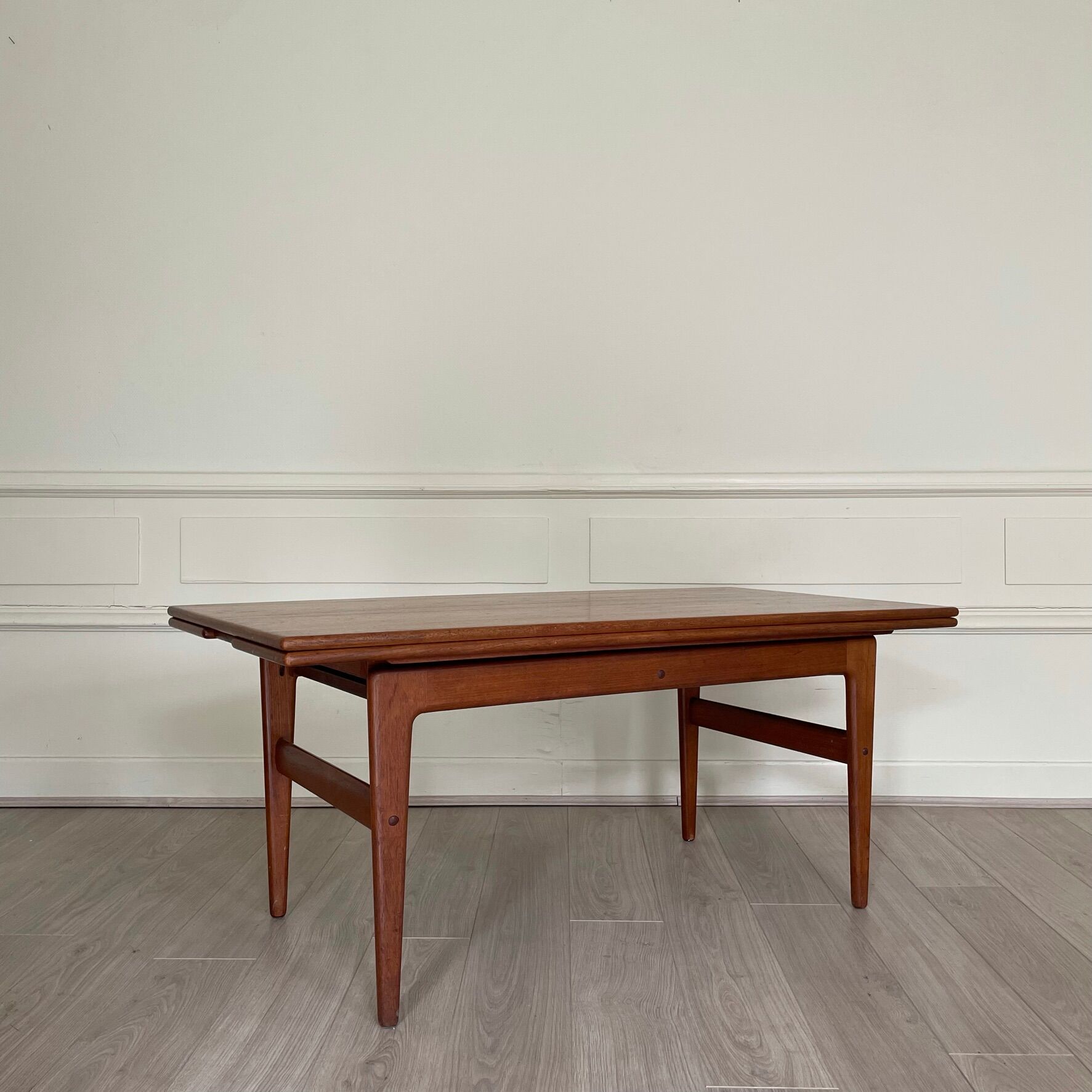 Coffee/Dining Table, elevator by Kai Kristiansen, teak, Denmark 1960