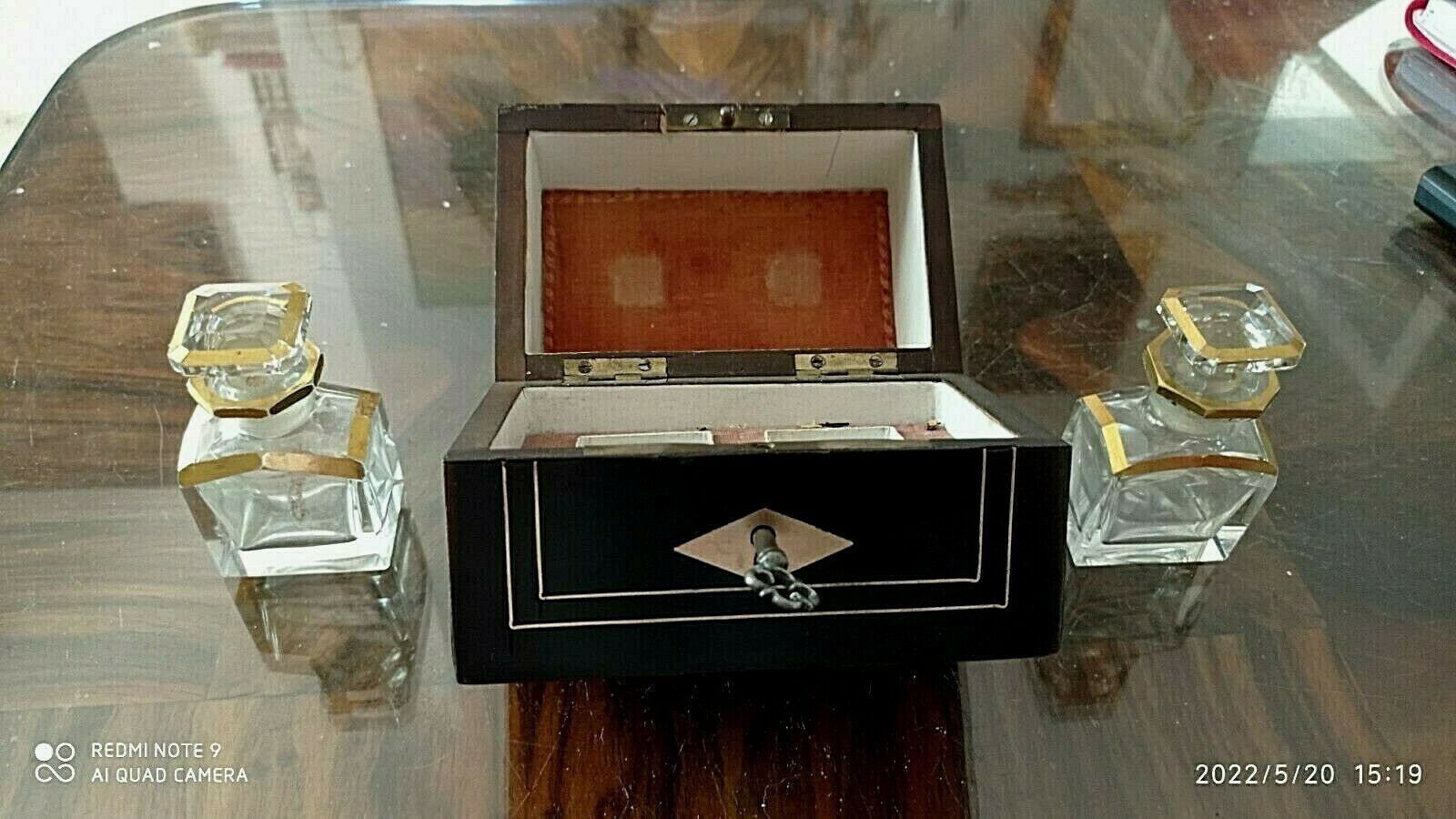 Cellar with odors XIX Napoleon 3 Boulle Box pafums