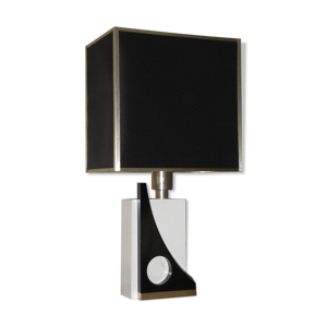 lampe de table noir blanc
