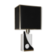Vintage black white table lamp