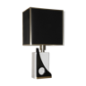Vintage black white table lamp