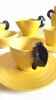 Tea set in vintage ceramic design 60s