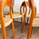 Set of 10 chairs 71 in teak by Niels O. Møller, JL Moller, Mid Century