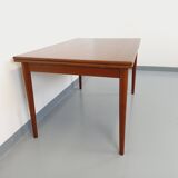 Vintage Scandinavian style dining table from the 50s and 60s in teak with extensions