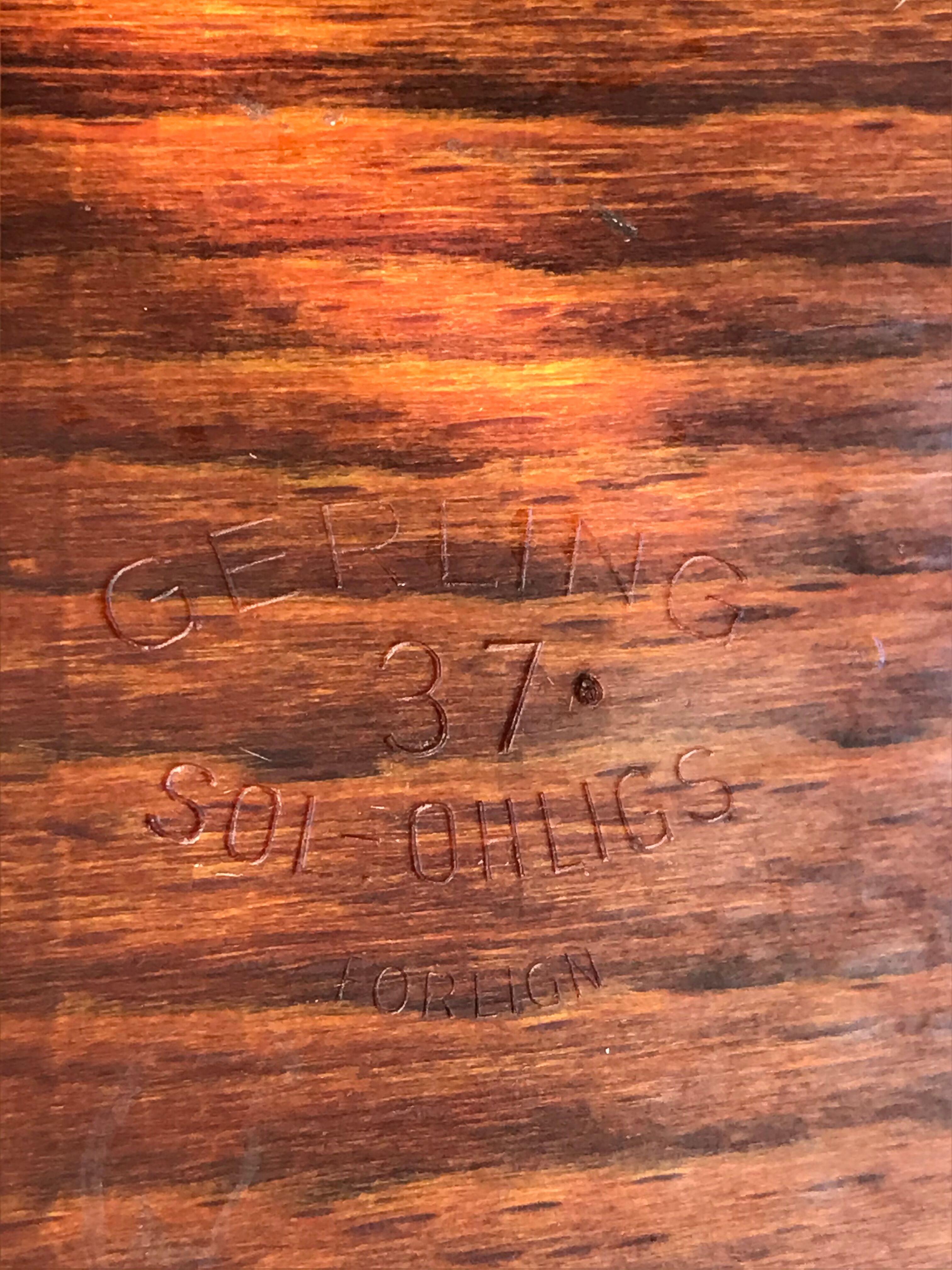 Pair of vintage teak tops